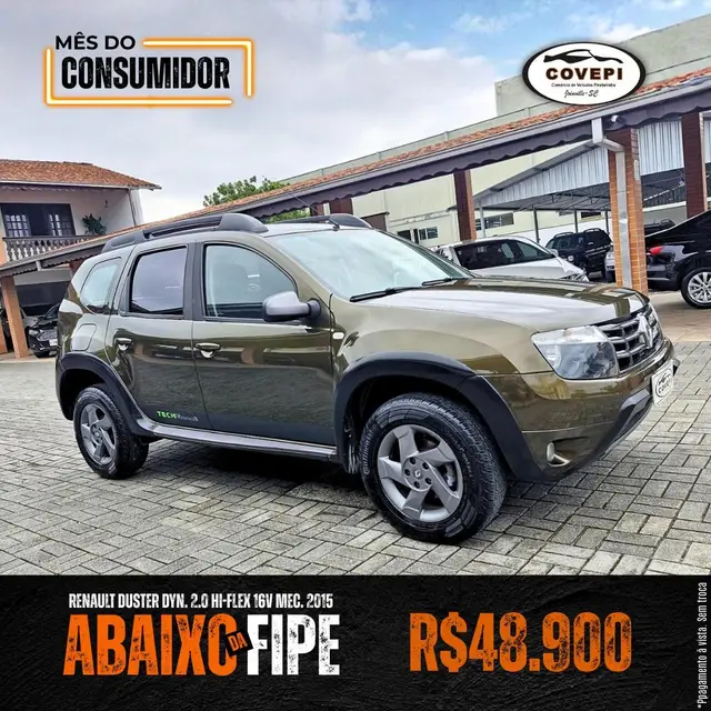 Carro Renault Duster 2015 2.0 16V Dynamique (Flex)