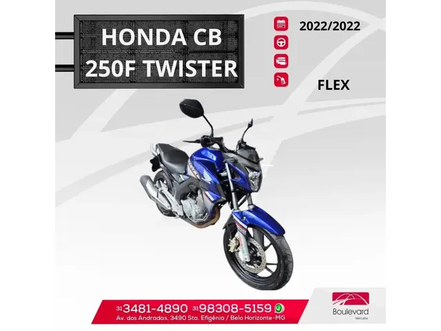 Moto Honda CB 250F Twister 2022 (CBS)