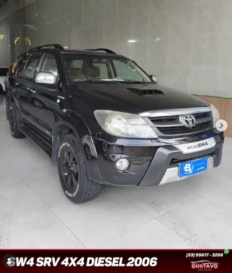 Carro Toyota Hilux SW4 2006 SRV 4x4 3.0 Turbo