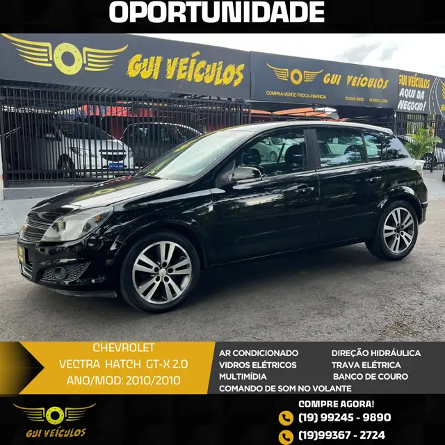 Carro Chevrolet Vectra GT 2010 -X 2.0 8V (Flex)