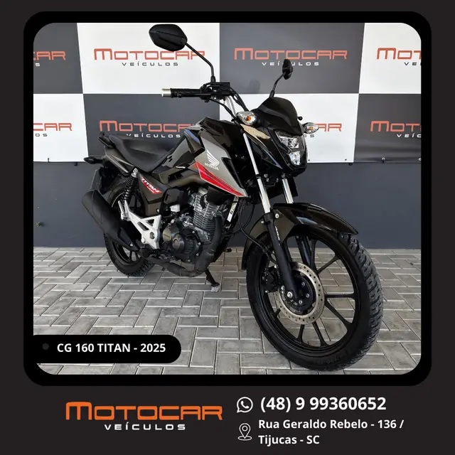 Moto Honda CG 160 2025 Titan