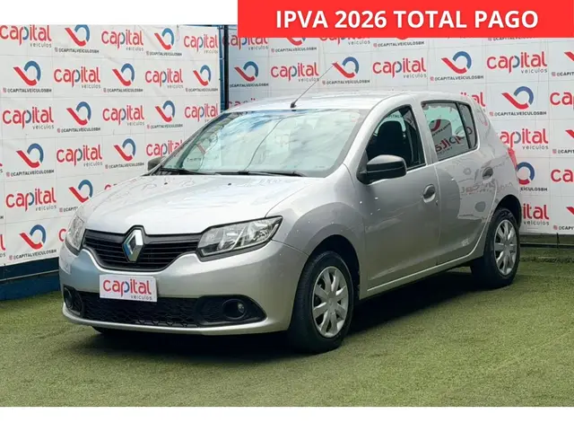 Carro Renault Sandero 2016 Authentique Hi-Power 1.0 16V (Flex)