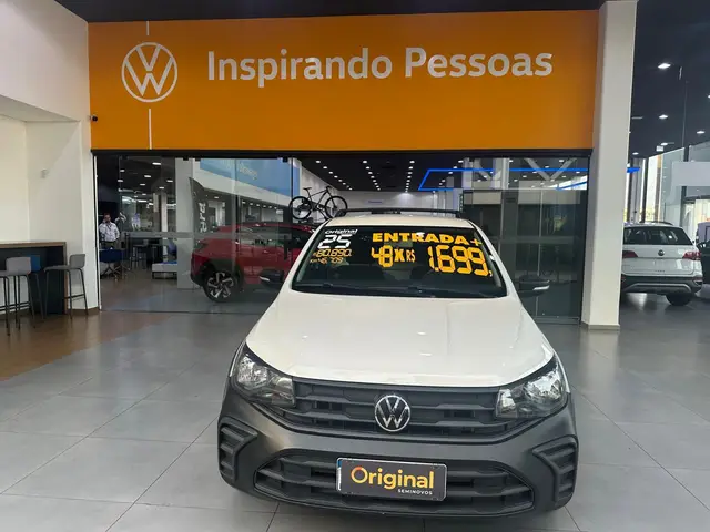 Carro Volkswagen Saveiro 2025 Robust Total Flex 16V