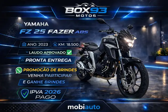 Moto Yamaha YS 250 Fazer 2023 ABS