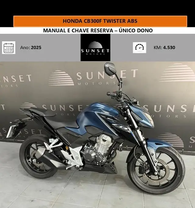 Moto Honda CB 300F Twister 2025 (ABS)