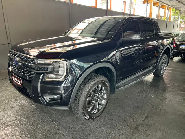 Carro Ford Ranger Cabine Dupla 2025 Black 2.0 Turbodiesel 4x2 (Aut.)