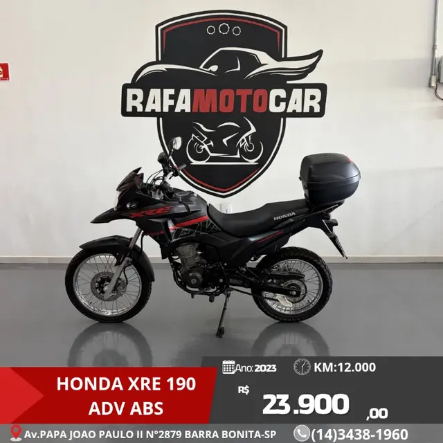 Moto Honda XRE 190 2023 Adventure