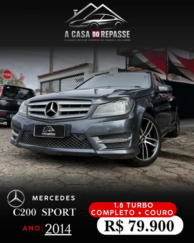 Carro Mercedes-Benz Classe C 2014 C 250 Sport Avantgarde 1.8 CGI Turbo