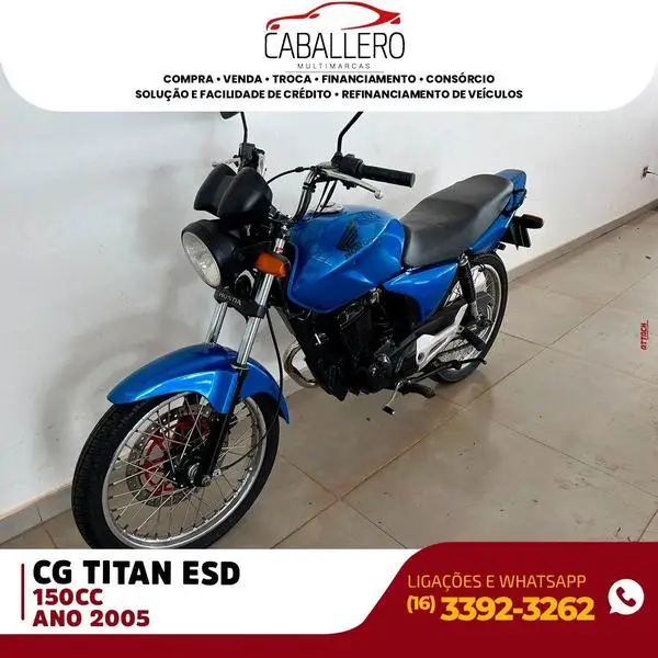 Moto Honda CG 150 2005 Titan ESD