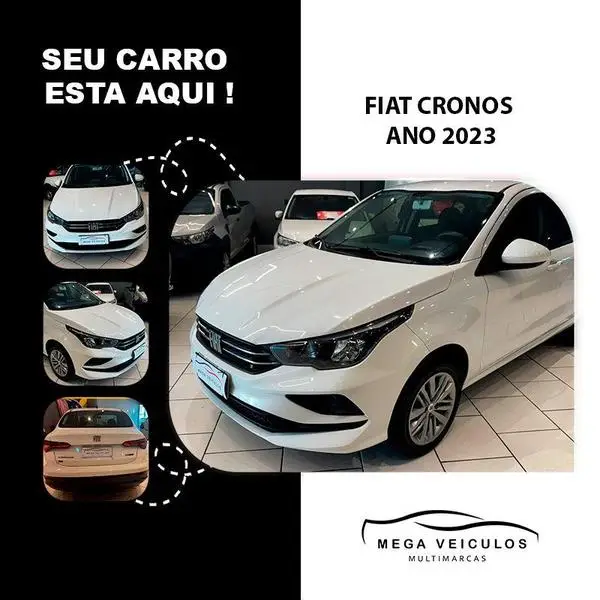 Carro Fiat Cronos 2023 Drive 1.3 (Flex) AT