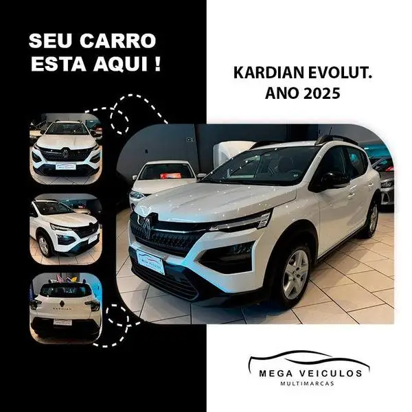 Carro Renault Kardian 2025 Evolution 1.0 Turbo AT