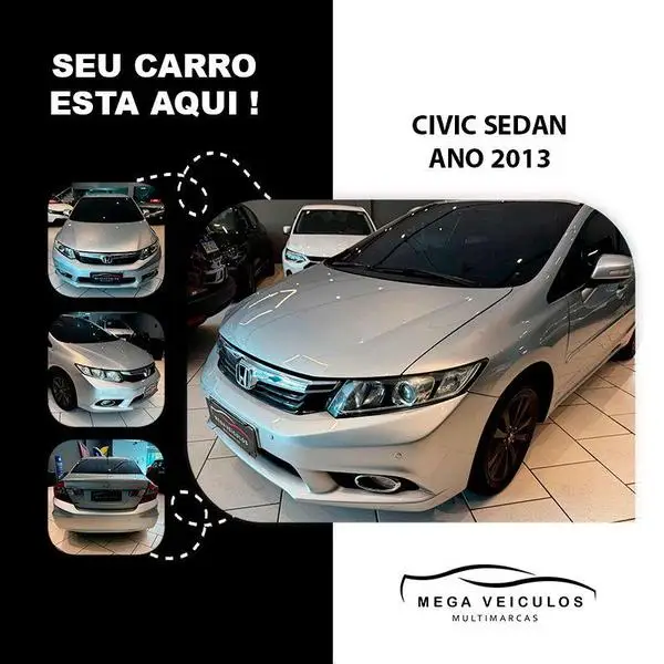 Carro Honda Civic 2013 New  LXL 1.8 16V i-VTEC (Aut) (Flex)
