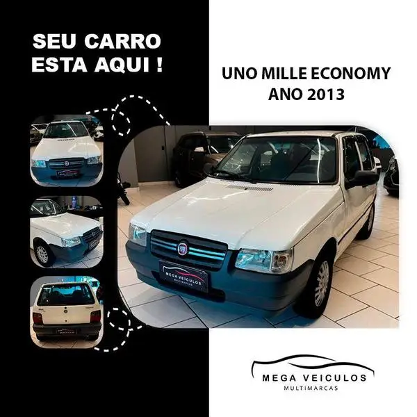 Carro Fiat Uno 2013 Economy 1.4 8V (Flex) 2P
