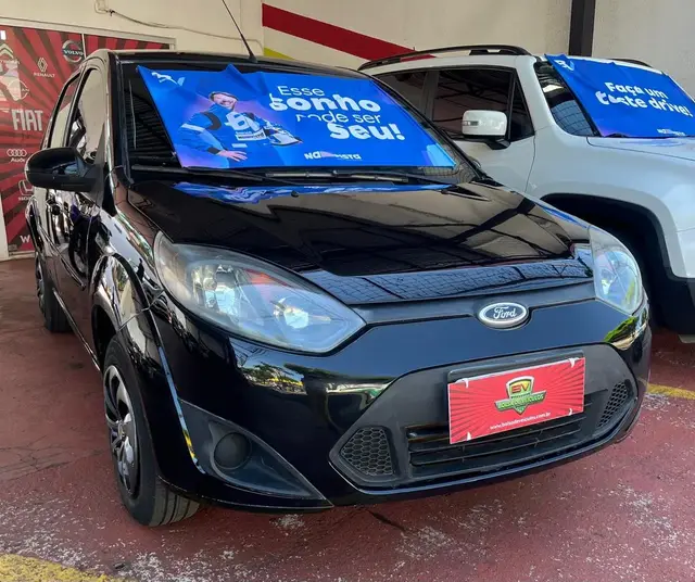 Carro Ford Fiesta Hatch 2014 S Plus 1.0 RoCam (Flex)