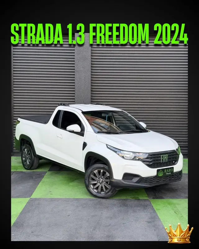 Carro Fiat Strada 2024 Freedom 1.3 Cabine Plus