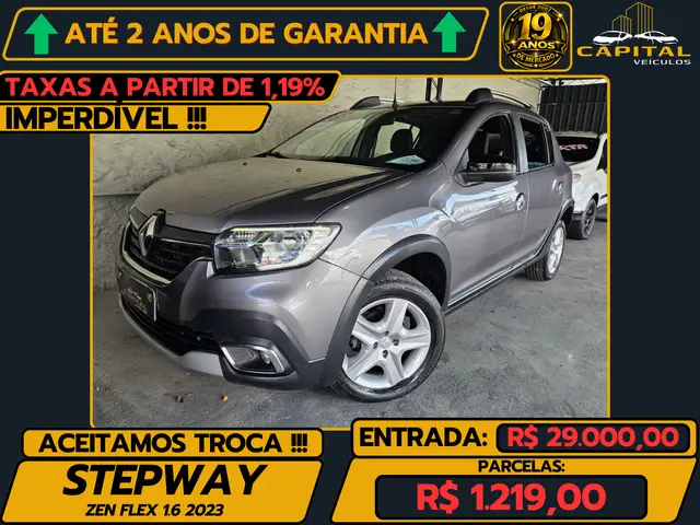 Carro Renault Stepway 2023 Zen 1.6 16V SCe (Flex)