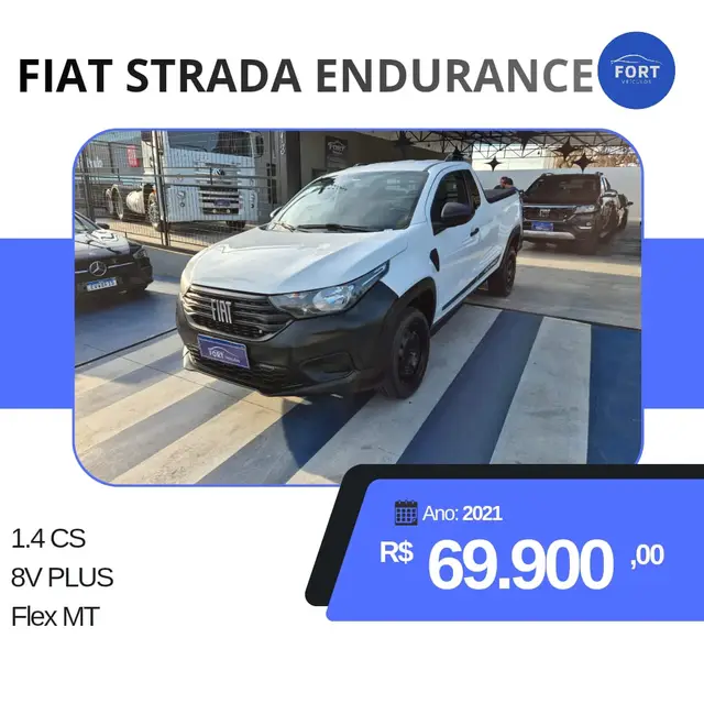 Carro Fiat Strada 2021 Endurance 1.4 CS (Flex)