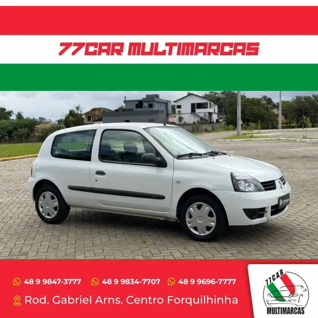 Carro Renault Clio 2011 Hi-Flex 1.0 16V 3p