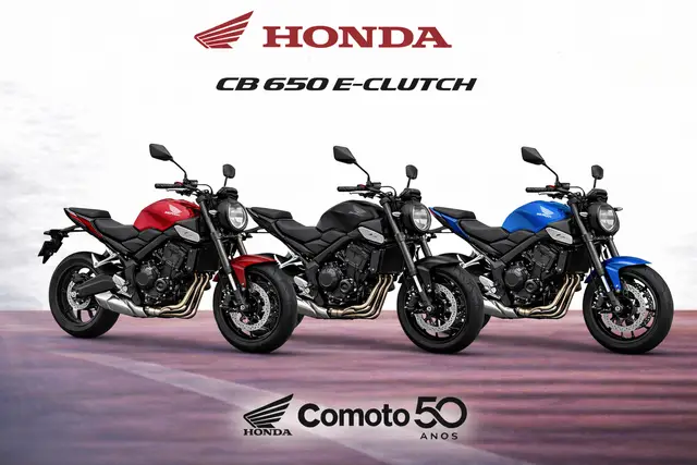 Moto Honda CB 650R 2026 E-Clutch