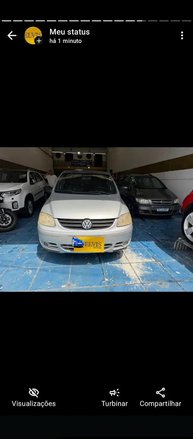 Carro Volkswagen Fox 2008 Route 1.6 8V (Flex)