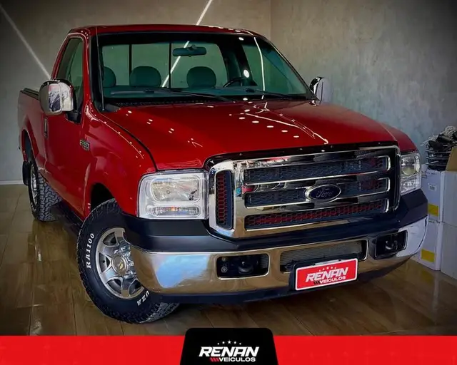 Carro Ford F-250 2005 F250 XLT 4.2 Turbo (Cab Simples)