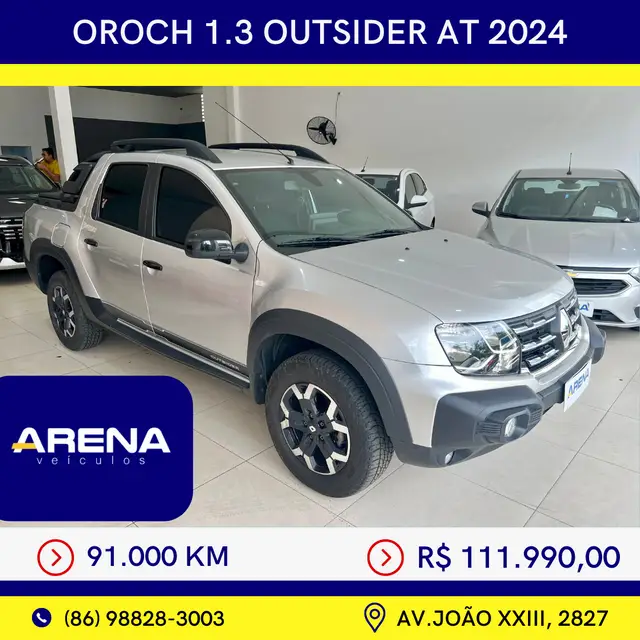 Carro Renault Oroch 2024 Outsider 1.3 TCe (Flex) (Aut.)