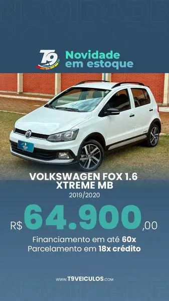 Carro Volkswagen Fox 2020 1.6 MSI Xtreme (Flex)