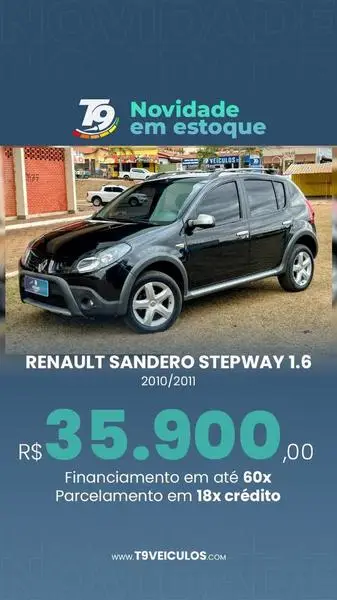 Carro Renault Sandero Stepway 2011 1.6 16V (Flex)