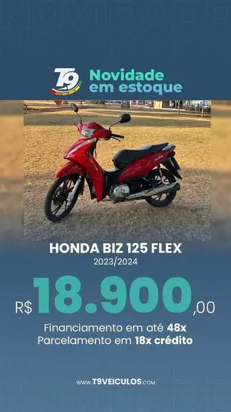 Moto Honda Biz 125 2024 EX