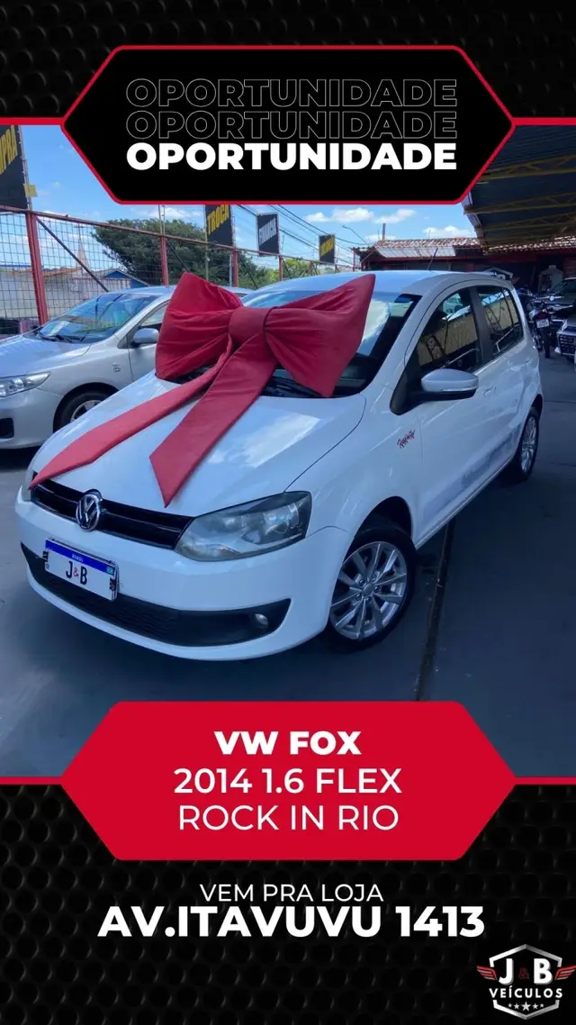Carro Volkswagen Fox 2014 1.6 VHT Rock in Rio (Flex)