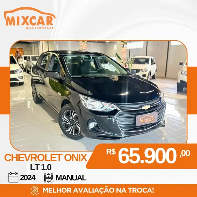 Carro Chevrolet Onix 2024 LT 1.0