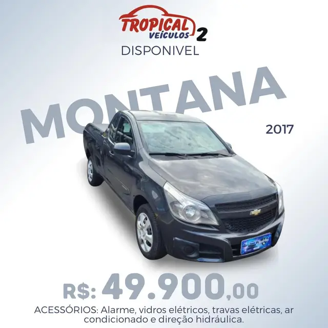 Carro Chevrolet Montana 2017 LS 1.4 (Flex)