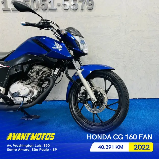 Moto Honda CG 160 2022 Fan