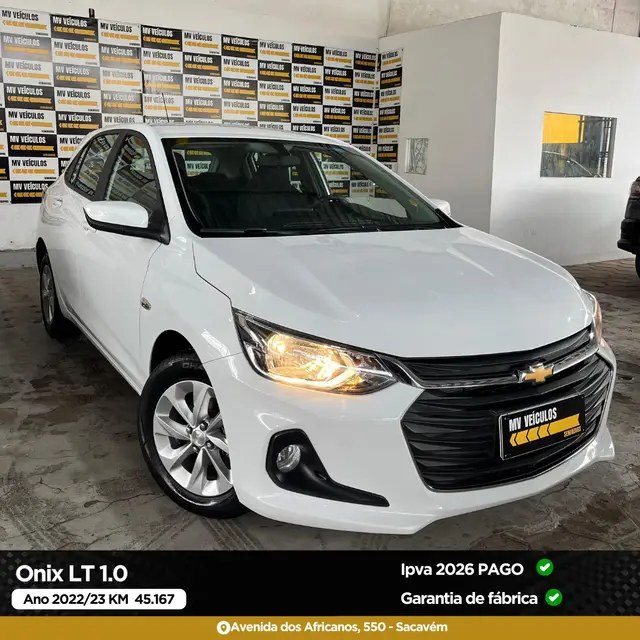 Carro Chevrolet Onix 2023 LT 1.0