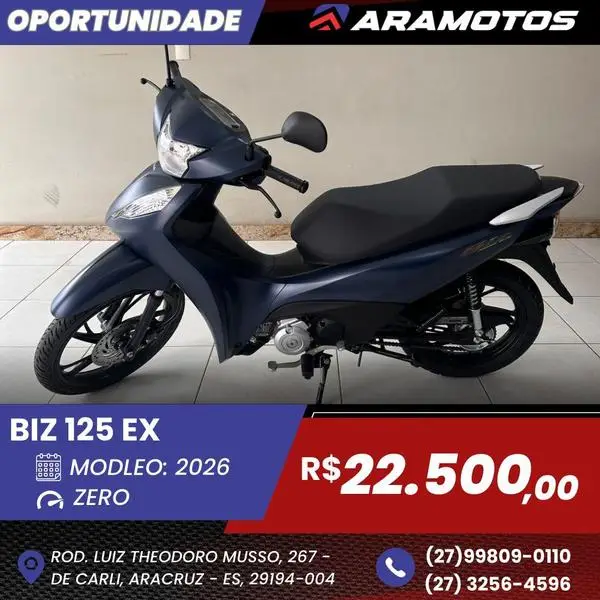 Moto Honda Biz 125 2026 EX