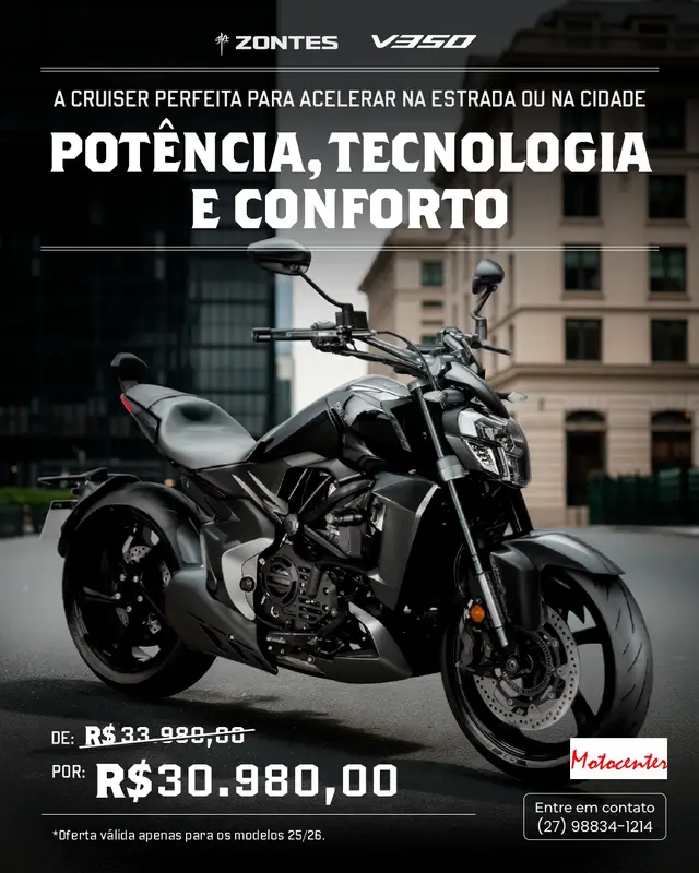 Moto Zontes V350 2026 ABS