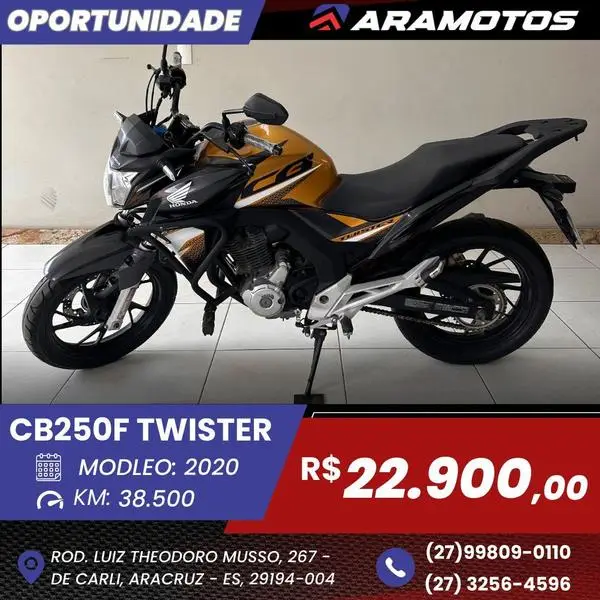 Moto Honda CB 250F Twister 2020 (CBS)