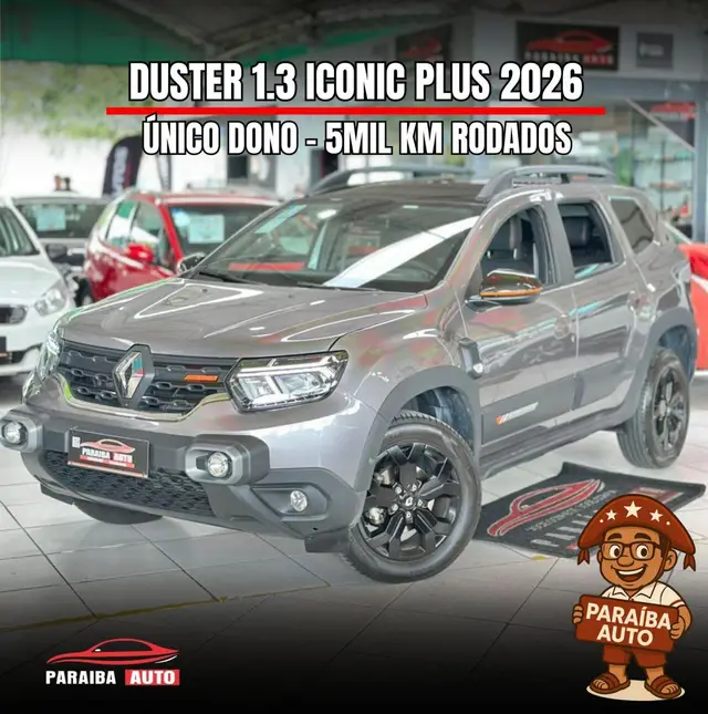 Carro Renault Duster 2026 Iconic 1.6 16V (Flex) (Aut)