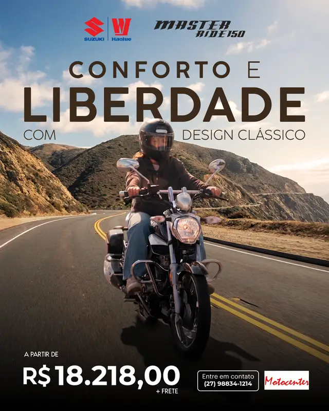 Moto Haojue Master Ride 150 2026 CBS