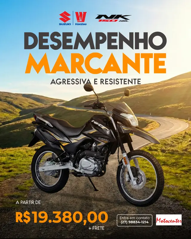 Moto Haojue NK 150 2026 ABS