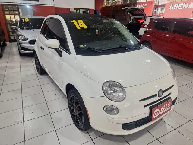 Carro Fiat 500 2014 Cabrio Dualogic 1.4 Evo (Flex)