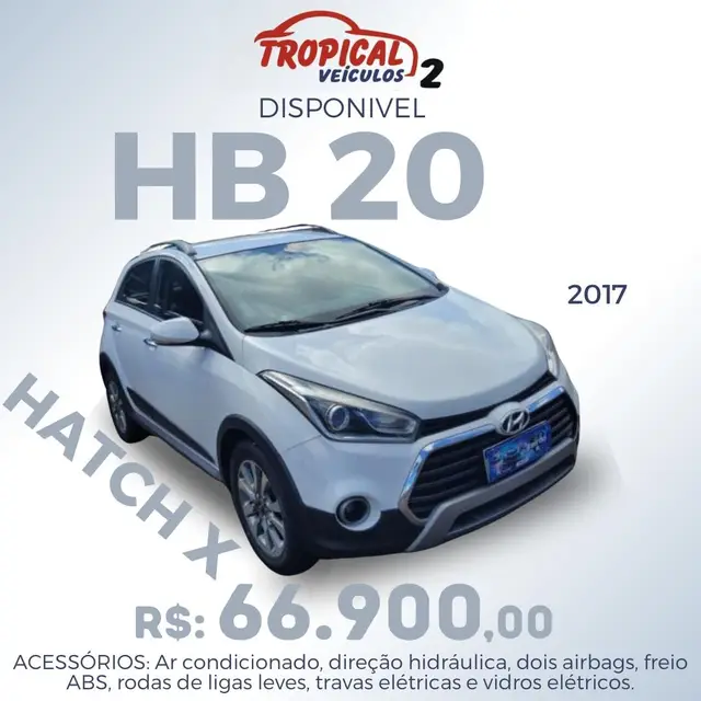 Carro Hyundai HB20X 2017 Premium 1.6 (Aut) (Flex)