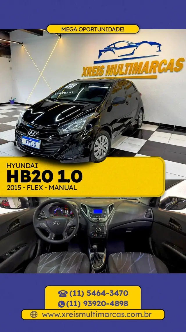 Carro Hyundai HB20 2015 1.0 Comfort (Flex)