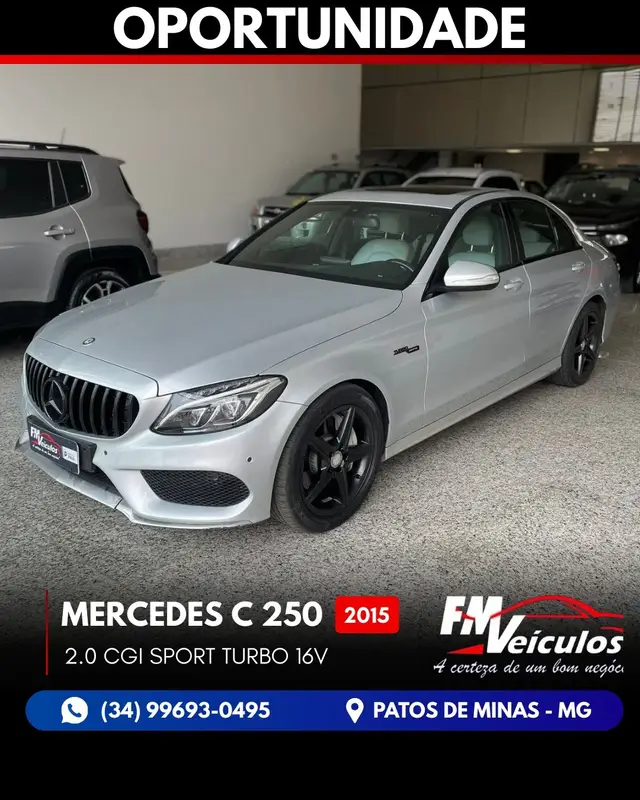 Carro Mercedes-Benz CLA 250  2015 2.0 CGI GASOLINA SPORT 4MATIC 7G-DCT