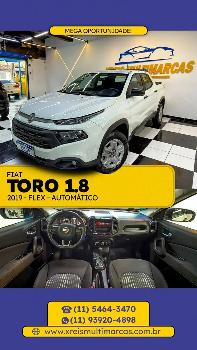 Carro Fiat Toro 2019 Endurance 1.8 AT6 FLEX (Aut)