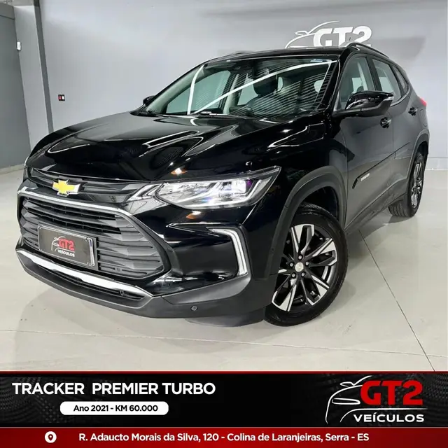 Carro Chevrolet Tracker 2021 Premier 1.2 Turbo (Aut) (Flex)