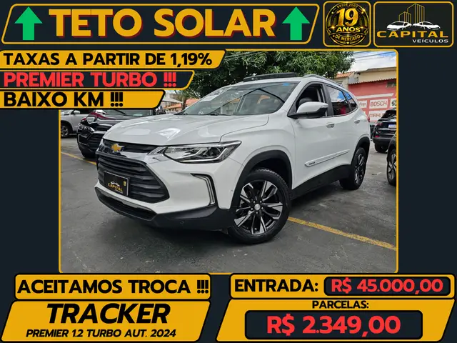 Carro Chevrolet Tracker 2024 Premier 1.2 Turbo (Aut.)