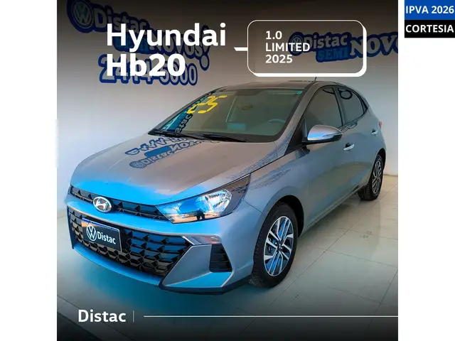 Carro Hyundai HB20 2025 Limited Plus 1.0 (Mec.)