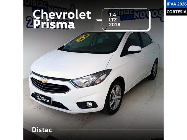 Carro Chevrolet Prisma 2018 1.4 LTZ SPE/4 (Aut)