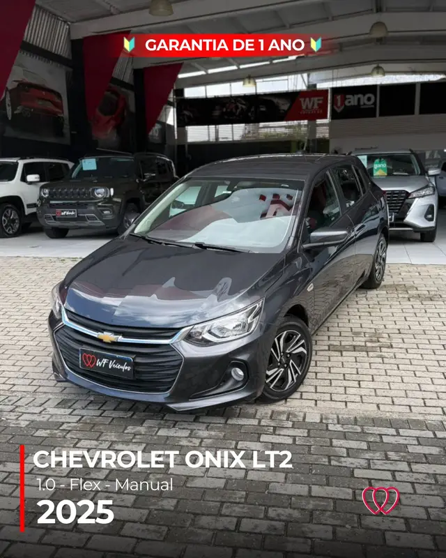 Carro Chevrolet Onix 2025 LT 1.0